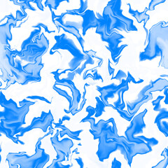 Abstract seamless pattern. Marble swirl futuristic acrylic illustration with distortion. Colorful background. Vibrant texture for modern design, print, fabric, textile, wallpaper.