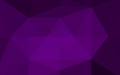Fototapeta premium Dark Purple vector shining triangular template.