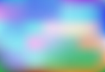 Light Blue, Green vector abstract blurred background.