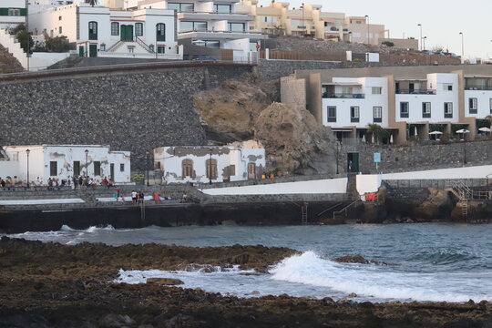 view of the town Arico,  Tenerife,  &Icirc;les Canaries , espagne,
