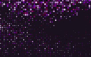 Dark Purple vector template with circles.