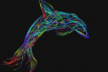 background with a fish