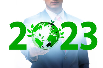 Year of 2023 in ecological concept