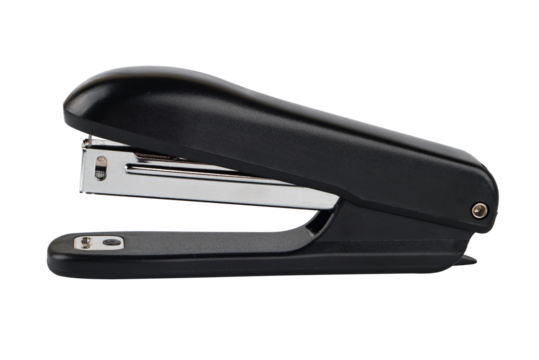 stapler, for stapling sheets of paper