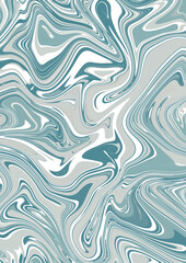 Fototapeta na wymiar Liquid marble texture Background. Colorful marble texture, liquid paint texture in blue colors. Trendy illustration for textiles and interior. Winter concept