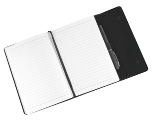 stationery notepad and pen,