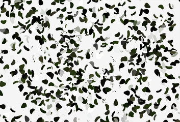 Fototapeta na wymiar Light green vector pattern with chaotic shapes.