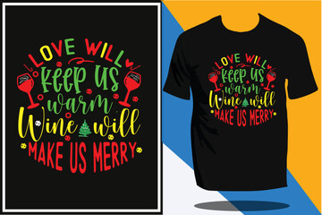 christmas tshirt and christmas shirt design or christmas poster design