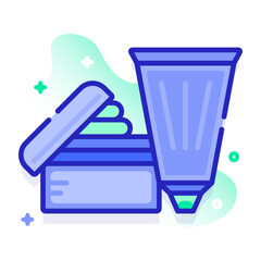 Makeup Cream Illustration Icon