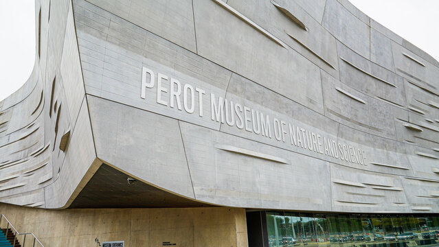 Perot Museum of Nature and Science in Dallas - DALLAS, TEXAS - OCTOBER 30, 2022