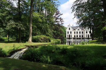 Fototapeta na wymiar Staverden Castle (municipality of Ermelo), in the Dutch province of Gelderland.