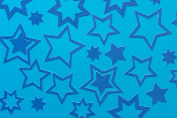 background with paper stars