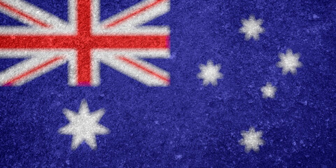 texture of australian flag as background