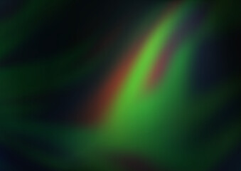 Dark Green, Yellow vector blurred and colored background.