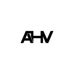 ahv letter initial monogram logo design