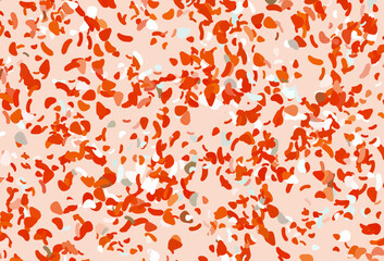 Light orange vector pattern with chaotic shapes.