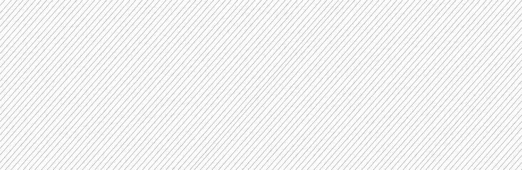 Obraz premium Diagonal lines pattern on white background. Straight lines pattern for backdrop and wallpaper template. Realistic lines with repeat stripes texture. Simple geometric background, vector illustration