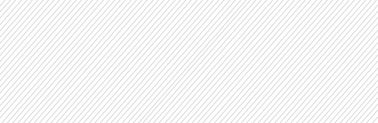 Obraz premium Diagonal lines pattern on white background. Straight lines pattern for backdrop and wallpaper template. Realistic lines with repeat stripes texture. Simple geometric background, vector illustration