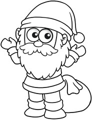 christmas cartoon characters element coloring