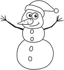 christmas cartoon characters element coloring