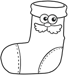 christmas cartoon characters element coloring