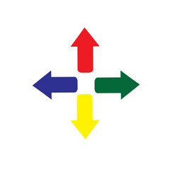 arrows icon, arrows logo, arrows vector design
