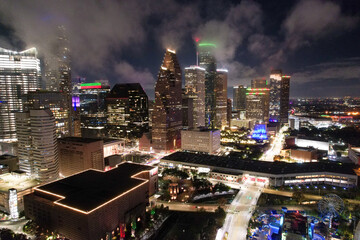 Houston, Texas skyline at night. 5