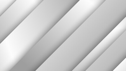 Abstract gray and white diagonal line architecture geometry on background.