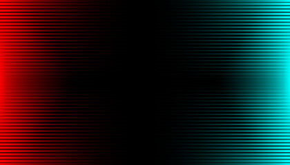 Abstract line light futuristic design. Modern red and blue radial striped background for retro and graphic effects. Vector, 2023