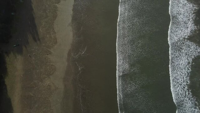 An aerial view of Pulot Beach, Aceh province, Indonesia.