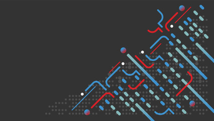 Abstract Geometric Line Background