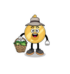 Character Illustration of key as a herbalist