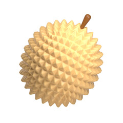 durian fruit 3d icon