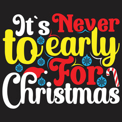 Christmas typography T-shirt Design