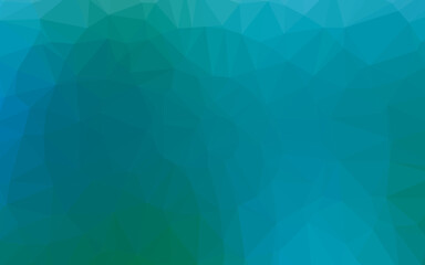 Light Blue, Green vector abstract mosaic backdrop.