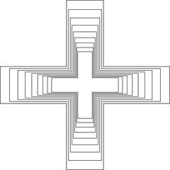 Aesthetic Geometric Minimalist Line