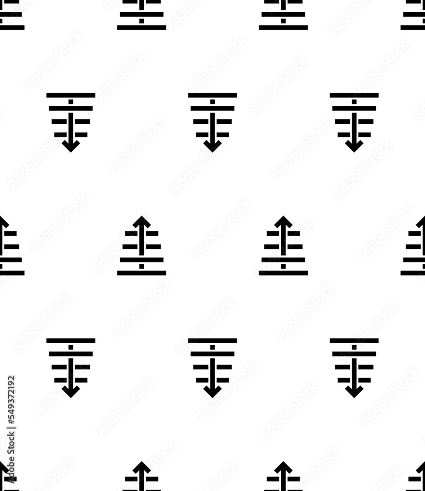 Fototapete sort icon seamless pattern, data, information sort icon