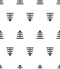 Sort Icon Seamless Pattern, Data, Information Sort Icon