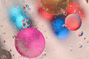 Abstract colored backgrounds from circles and lines 
