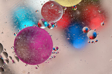 Abstract colored backgrounds from circles and lines 
