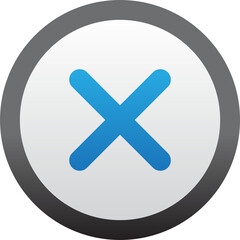 delete modern button