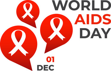 world aids day badge