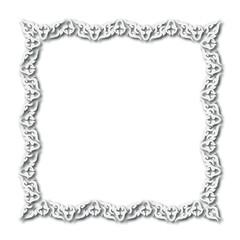 Frame, in the style of an ornament, Vector illustration eps 10, Art.	
