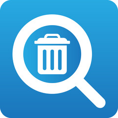 delete search gradient icon