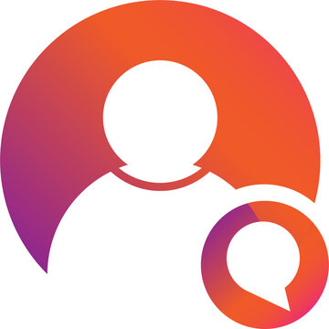 recommend clip art: chat user icon