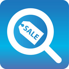 sale search gradient icon