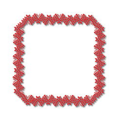 Frame, in the style of an ornament, Vector illustration eps 10, Art.	