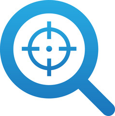 target search gradient icon