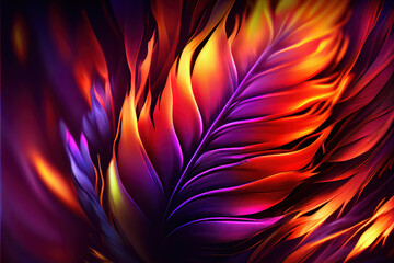 colorful feathers background as beautiful abstract wallpaper header