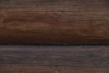 Brown wood log or plank board wall surface background image